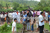 Locals thwart  railway officials bid to close Adyar crossing